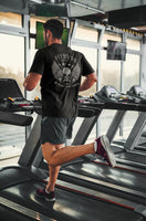 Sport T-Shirt Rückendruck | Fitness improve your Power