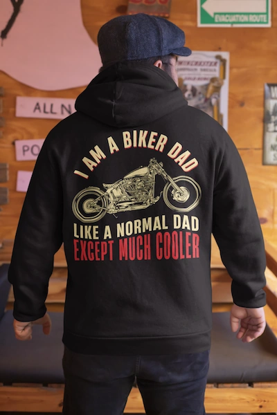 Bulldogs Classic Hoodie unisex Rückendruck | Biker Dad