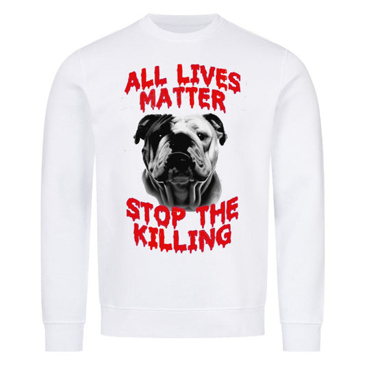 Premium Organic Sweatshirt Frontdruck | All Lives Matter